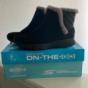 New sketchers on the go performance snow boots